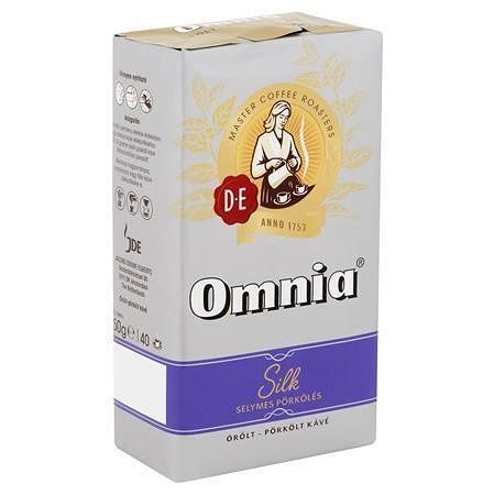 Káva mletá, pražená, vakuově balená, 250 g, DOUWE EGBERTS &quot;Omnia&quot;, silk