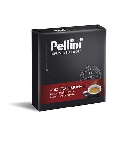 Káva mletá, pražená, 2x250 g, PELLINI &quot;Tradizionale&quot;