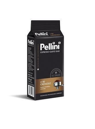 Káva mletá, pražená, vakuově balené, 250 g, PELLINI &quot;Cremoso&quot;