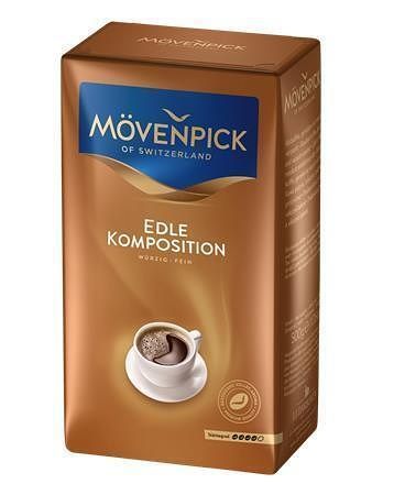 Káva &quot;Edle Komposition&quot;, pražená, mletá, 500 g, MÖVENPICK