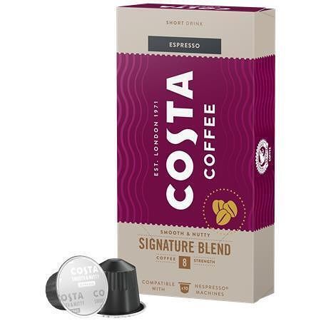 Kávové kapsle &quot;Signature Blend Espresso&quot;, 10 ks, do kávovarů Nespresso®, COSTA