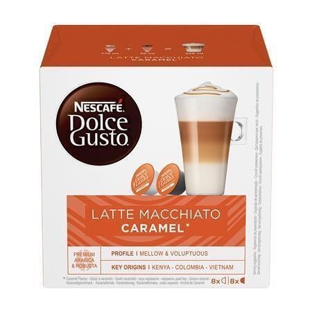 Kapsle do kávovaru, 16 ks, NESCAFÉ &quot;Dolce Gusto Caramell Macchiato&quot;