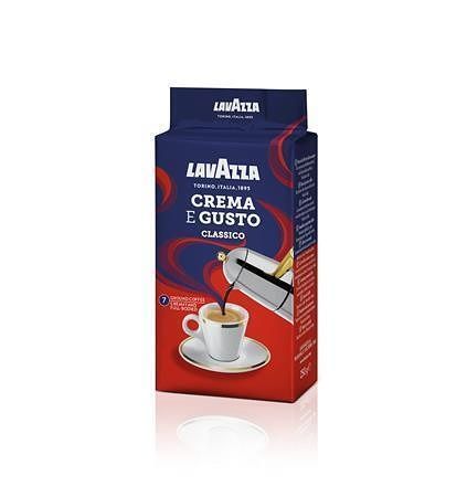 Káva &quot;Crema e Gusto&quot;, pražená, mletá, 250 g, LAVAZZA 68LAV00014