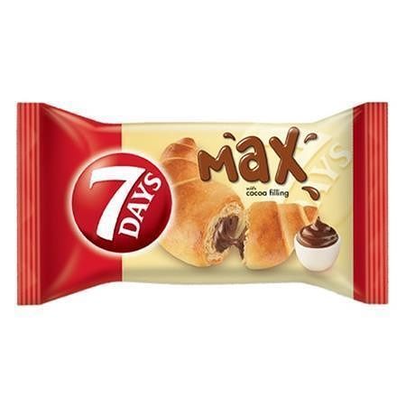 Croissant &quot;Max&quot;, kakaová náplň, 80 g, 7 DAYS