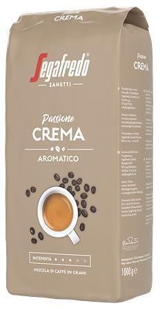 Káva &quot;Passione Crema&quot;, pražená, zrnková, vakuově balená, 1 000 g, SEGAFREDO 1595