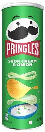 Chips, 165 g, PRINGLES, sour cream-onion