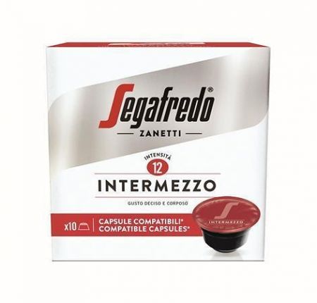 Kávové kapsle &quot;Intermezzo&quot;, kompatibilní s Dolce Gusto, 10 ks, SEGAFREDO 2960