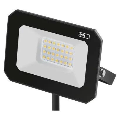 EMOS LED reflektor SIMPO 20 W, černý, neutrální bílá