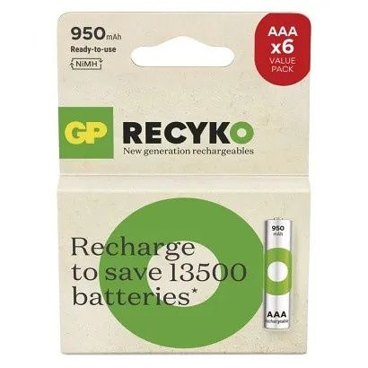 GP Nabíjecí baterie GP ReCyko 950 AAA (HR03)