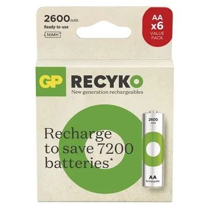 GP Nabíjecí baterie GP ReCyko 2600 AA (HR6)