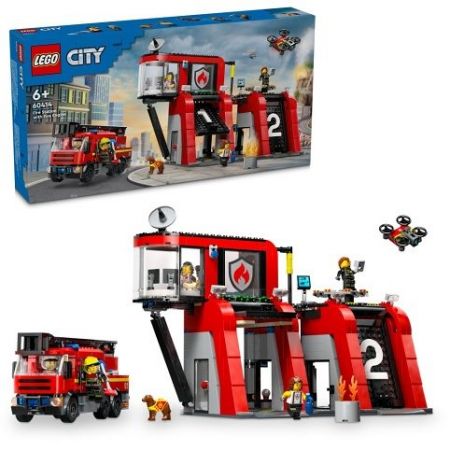 LEGO® City 60414 Hasičská stanice s hasičským vozem