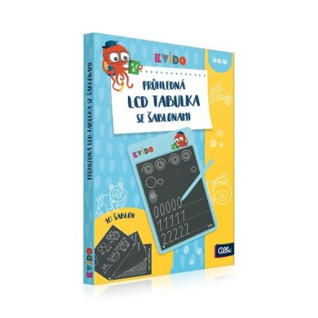 ALBI Kvído - Průhledná LCD tabulka se šablonami