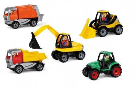 Auto Truckies plast 17-25cm s figurkou mix druhů 24m+