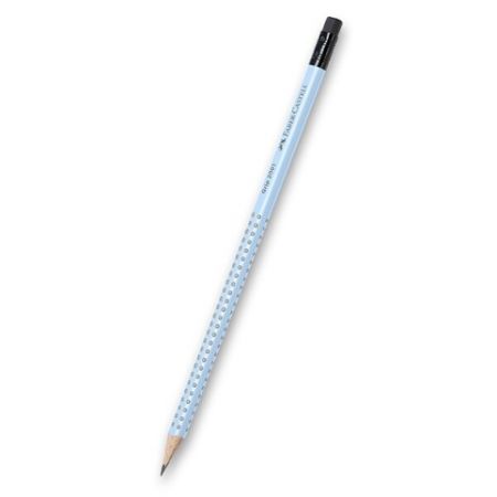 Grafitová tužka Faber-Castell Grip 2001 s pryží tvrdost B, sky blue