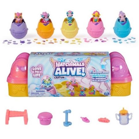 HATCHIMALS LÍHNOUCÍ SE ZVÍŘÁTKA VE VODĚ KARTON