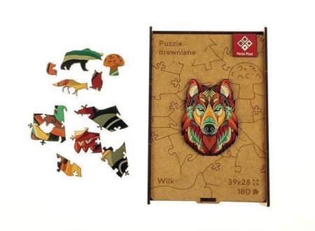 Puzzle &quot;Mystery Wolf&quot;, dřevěné, A3, 180 ks, PANTA PLAST 0422-0003-01