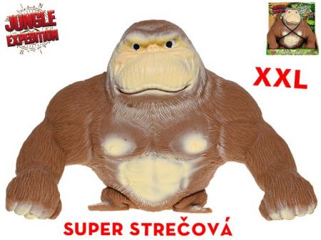 Jungle Expedition gorila super strečová 22cm XXL 2kg v krabičce