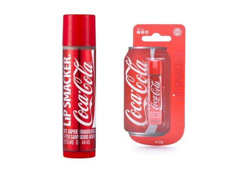 Lip Smacker balzám na rty 4g s příchutí Coca Cola na kartě