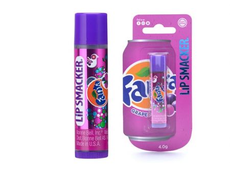 Lip Smacker balzám na rty 4g s příchutí Fanta Hrozen na kartě