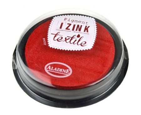 Razítkovací polštářek na textil Aladine, červený