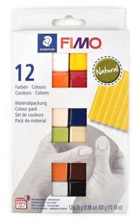 Fimo soft Natural, sada 12 x 25 g