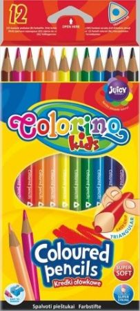 Pastelky Colorino trojhranné, 12 ks