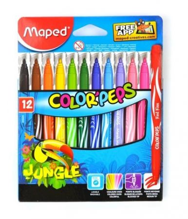 Fixy Color Peps Jungle 12 ks