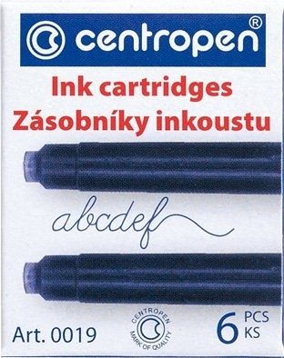 Inkoustový zásobník Centropen, v balení 6 ks