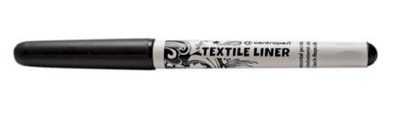 Liner na textil Centropen, černý, 2639