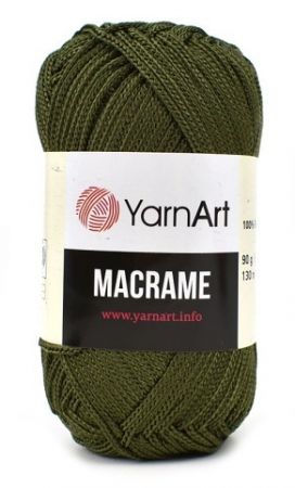 Pletací příze Macrame YarnArt, zelená, 90g, 130m