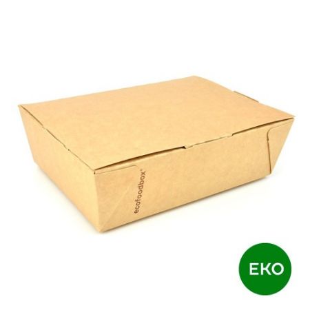 EKO menu box klasik, kraft, 200 x 140 x 65 mm, 1 ks