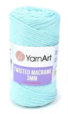 Pletací příze Macrame Twisted, mátová č.775, 250g, 195m