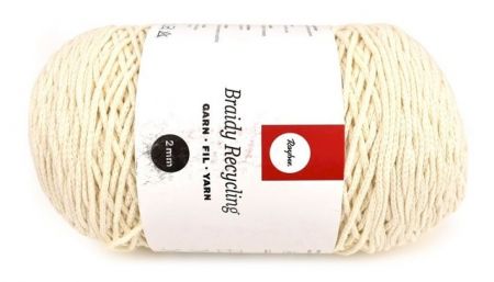 Pletací příze Macrame, slonová kost, 250g, 250m