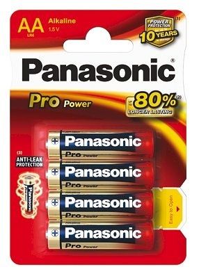 Baterie Panasonic Alkaline, typ AA 1,5 V