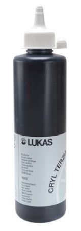 Akrylová barva Lukas, kostní čerň, 500 ml