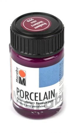 Barva na porcelán, ostružinová, 15 ml, 223