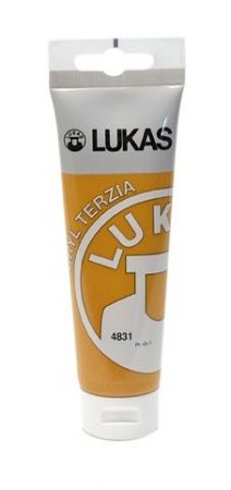 Akrylová barva Lukas, okr světlý, 125 ml