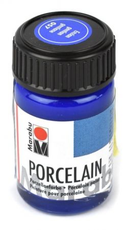 Barva na porcelán, modrá hořec, 15 ml, 057