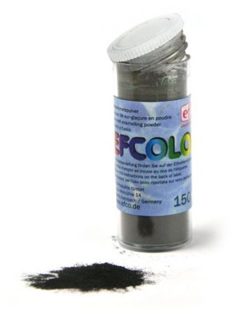 Efcolor smaltovací pudr, zelený, neprůhledný strukturovaný, 10 ml, č. 263