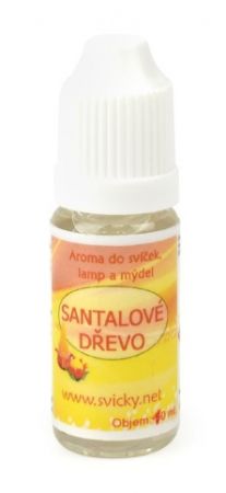 Aroma do svíček, lamp a mýdel, Santalové dřevo, 10 ml