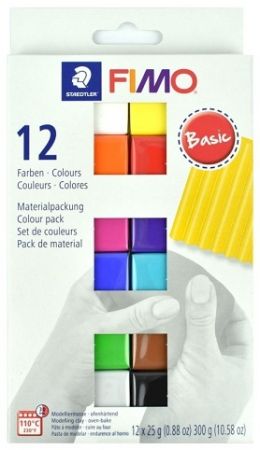 Fimo soft Basic, sada 12 x 25 g