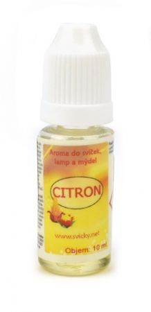 Aroma do svíček, lamp a mýdel, citron, 10 ml