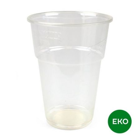 Kelímek PLA Bio průhledný 0,5 l, balení 10 ks