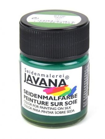 Barva na hedvábí Javana, 50 ml, č. 06, zelená