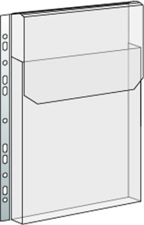 Průhledný obal na katalogy PVC eurozávěs ,s klopou , 165mic. - 1kus