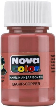 Barva akrylová 30ml metal.měděná NC-236