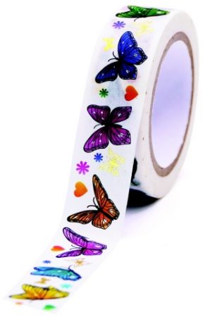 Dekorační páska GG FT 933235 Butterflies 10m x 15mm