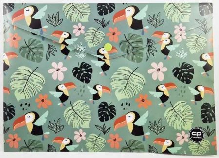 Desky s drukem Patio A4 23393CP Toucans