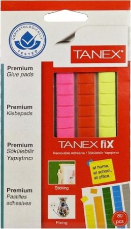 Lepící hmota Tanex 50g/80ks mix barev