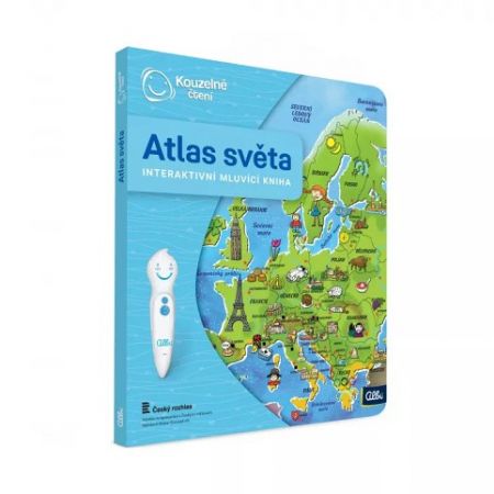 ALBI Kouzelné čtení Kniha Atlas světa